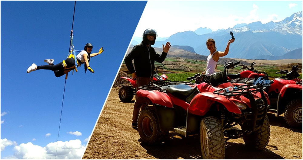 cuatrimotos zipline salineras huaypo baner Tour Cuatrimotos Zipline